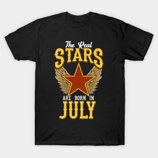 The Real Stars Are Born in July T-Shirt